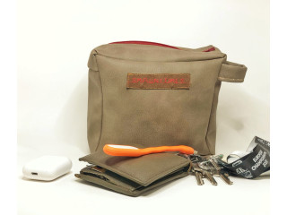 Pochette da polso in ecopelle