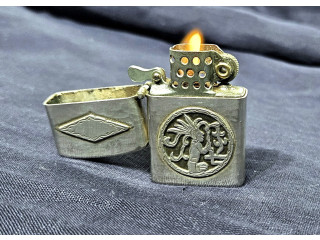 Accendino modello Zippo in argento 900 - Guatemala 1930