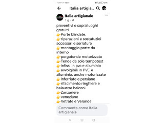 Pergotende tende da serrande