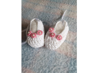 Scarpette all'uncinetto