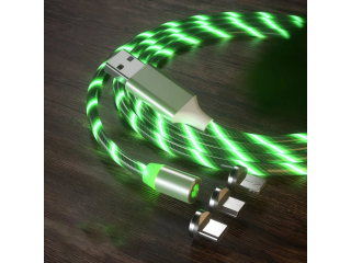 Stock cavi di ricarica magnetici luminoso